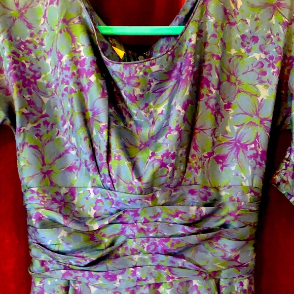 R&K Originals Blue print dress. - Picture 3 of 15